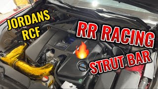 RR Racing Strut Bar On Jordan’s RCF [upl. by Rurik715]