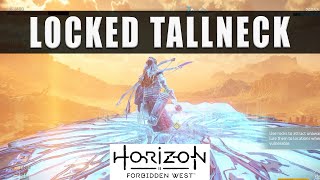 Horizon Forbidden West The Shining Wastes Tallneck  How to unlock the Tallneck [upl. by Devi]