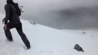 Ice climbing on Helvellyn The easy way down [upl. by Lilak]