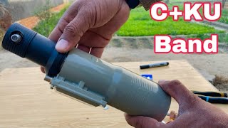 How to make CKu Band Lnb at home [upl. by Norita]