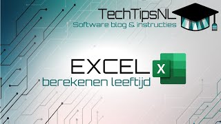 Excel  Leeftijden berekenen [upl. by Licko]