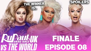 UK Vs The World S2 FINALE Heavy Spoilers  RuPauls Drag Race TOP BOTTOM amp ELIMINATION [upl. by Rosella838]