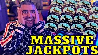 One of The BIGGEST JACKPOTS On Coyote Moon Slot [upl. by Izmar]