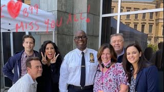 The Cast Say Goodbye To Brooklyn 99  Brooklyn 99 Season 8 Behind The Scenes Week 11 [upl. by Obnukotalo361]