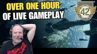 First Hour of Squadron 42 Gameplay from CitizenCon 2954  Renfail Reacts [upl. by Nautna]