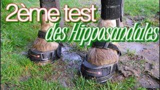 On saute au pas  2ème test des Hipposandales [upl. by Cirre]