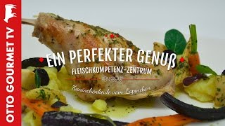 Rezept für Kaninchenkeule vom Lapinchen mit Röstgemüse [upl. by Ladnor]