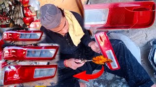 Car Tail Light Repairing with Amazing TechniqueBroken Tail Light RepairHow To Fix Tail Light Cover [upl. by Mervin698]