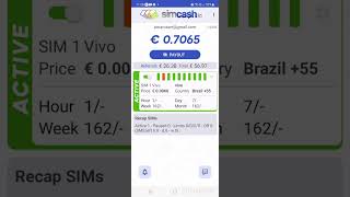 💥SimCash💥Ganhe EUROS com seu Celular e saque em DOGE ou RIPPLE💥 [upl. by Aelhsa]