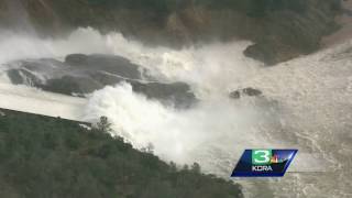 Oroville Dam Spillway 02102017 RAW [upl. by Gabrila]