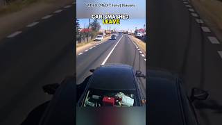 Road Rager Brake Checks Semi Truck amp Regrets It Immediately [upl. by Yelnet]