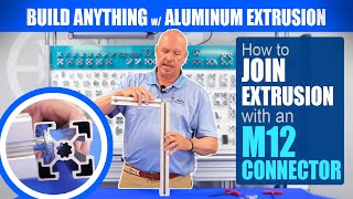 How to Connect Aluminum Extrusion with a M12 Screw  Build Anything With Aluminum Extrusion [upl. by Norrek733]