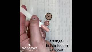 abcnailstore artistgel soft ice baby 23401023 [upl. by Icyak]