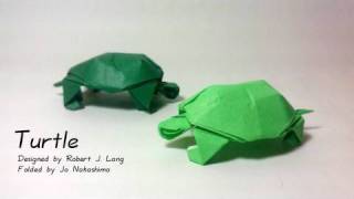 Origami Turtle Robert J Lang [upl. by Beshore]