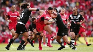 Kiwis Vs Mate Maa Tonga  RLWC 2017 Highlights [upl. by Anihsak]