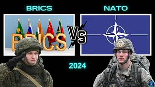 NATO və BRICS Hərbi Gücü Müqayisə 2024  NATO vs BRICS Military Power Comparison 2024 [upl. by Treacy366]