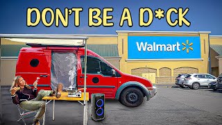 Van Life  Don’t be a Dck when overnight parking [upl. by Schwab]