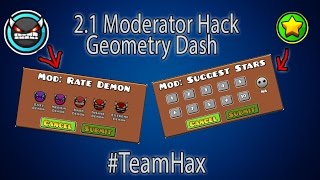 Geometry Dash 21  Moderator Hack Released Download [upl. by Nolrac]