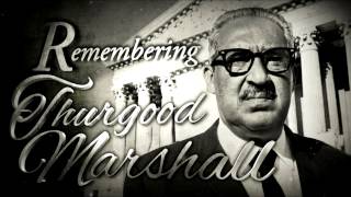 Moments In History Remembering Thurgood Marshall [upl. by Etna]