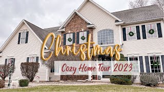 COZY CHRISTMAS HOME TOUR 2023  Traditional Coziest Christmas Decorating Ideas [upl. by Ahsemrak]