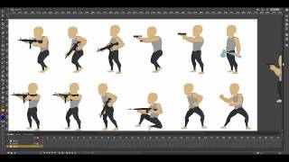 Cutout Animation on Adobe Animate [upl. by Tem]