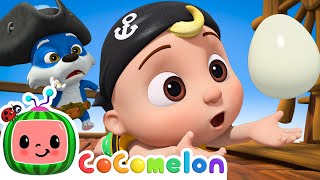 Humpty Dumpty Pirate Ship  NEW 🥚 CoComelon Animal Time  Animals for Kids [upl. by Naujd]