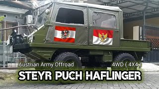 ⚙️ STEYR PUCH HAFLINGER 🇲🇨 Type 700  Restoration Austrian Army OFFROAD 4WD Military [upl. by Teerprah147]