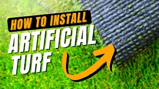 How to Install Artificial Turf  A DIY How To Guide [upl. by Clippard]