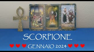 SCORPIONE 💖 Amore e affetti GENNAIO 2024 [upl. by Aciraa627]