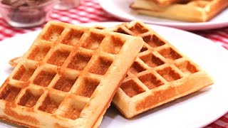 Waffles  Gofres Belgas Caseros  Los más Deliciosos que Existen [upl. by Aksehcnarf839]