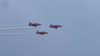 Red Arrows Return to RAF Waddington  Saturday May 25 [upl. by Atiugram]