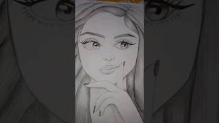 pencil Sketch tutorial ।। How to draw a girl face step by step ।। girl drawing।। [upl. by Rayham364]