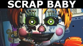 FNAF 6  Scrap Baby  All Voices Jumpscares amp Rare Screen Freddy Fazbears Pizzeria Simulator [upl. by Feinleib]