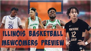 Illinois Basketball Newcomers Recruit  202324 [upl. by Luoar520]