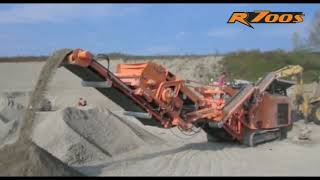 IMPACTOR  Rockster R700S Impactor processing demolition debris [upl. by Enivid219]