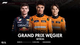 Formuła 1  GP Węgier Wyścig Na Żywo [upl. by Odlanor]