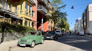 Stockholm Walks Sickla udde Modern residential area by the water [upl. by Arraik]