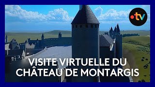 La visite virtuelle du château de Montargis disparu [upl. by Tiffie693]