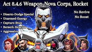 MCOC Act 846 WeaponNova Corps Rocket Path  GLYKHAN Boss [upl. by Seda]