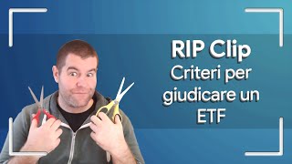 Criteri per giudicare un buon ETF [upl. by Annahsed]