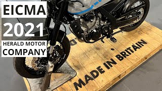 EICMA 2021 Herald Motor Company 4K [upl. by Adnalay]