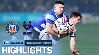 Bath v Bristol  HIGHLIGHTS  Nervy Derby Day Win  Gallagher Premiership 202223 [upl. by Enilemme]