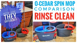 OCedar Spin Mop Comparison How Is the Rinse Clean Different [upl. by Kiona399]