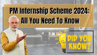 PM Internship Scheme rolled out on pilot basis aims to provide 1 crore internships over five years [upl. by Sopher]