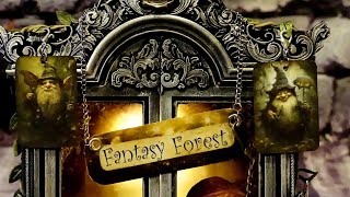 Funkelkram Designteam  Fantasy Forest Shadowbox und ein Update zu mir [upl. by Ensign]