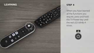 Universal Remote Control – URC 6810 Zapper – how to setup by Learning [upl. by Leyameg]