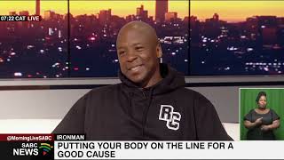 Kabelo Mabalane on the upcoming Ironman race competition [upl. by Eniger]