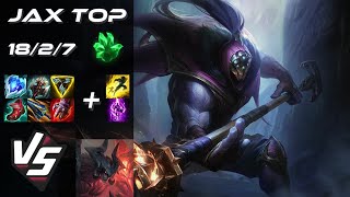 TOP Jax vs Aatrox  EU Challenger Patch 1411 [upl. by Atoiganap656]