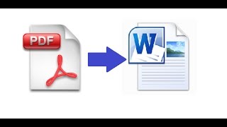 Convertire da PDF a DOC [upl. by Alys]