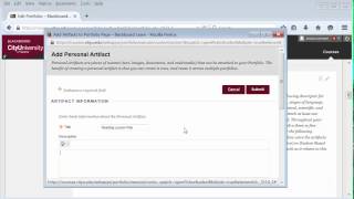 Add a Personal Artifact to Your Portfolio [upl. by Anawait538]